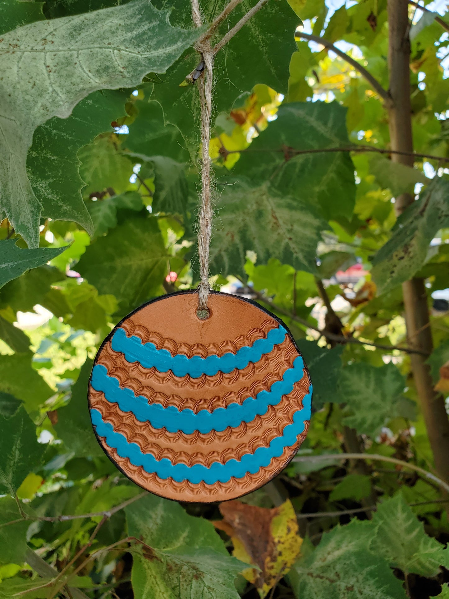 Leather Christmas Ornament