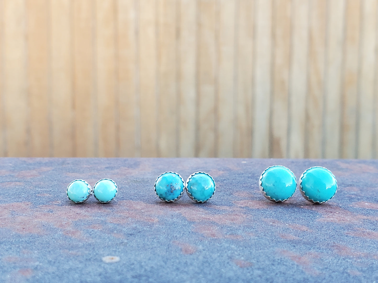 Turquoise Stud Earrings, Western stud earrings, unique earrings, cowgirl earrings, cowgirl jewelry, turquoise jewelry