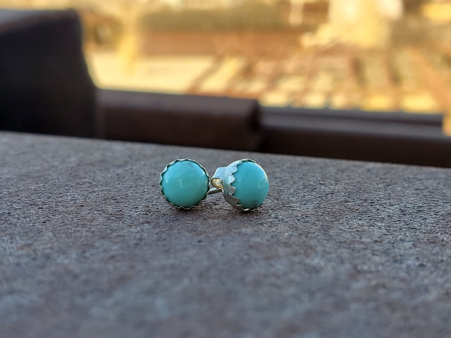 Turquoise Stud Earrings, Western stud earrings, unique earrings, cowgirl earrings, cowgirl jewelry, turquoise jewelry