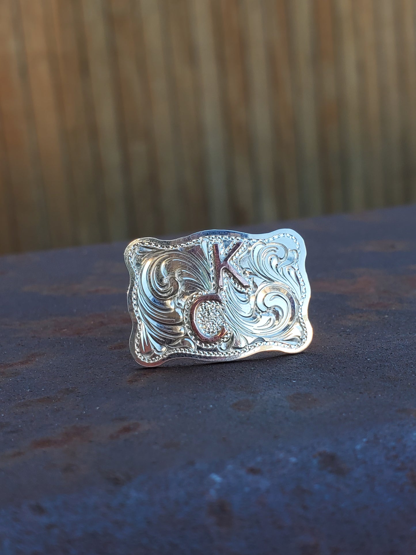 Sterling Silver Hat Pin Buckle, Custom Brand Hat Pin, Western Hat Pin, Cowboy Hat Pin Buckle