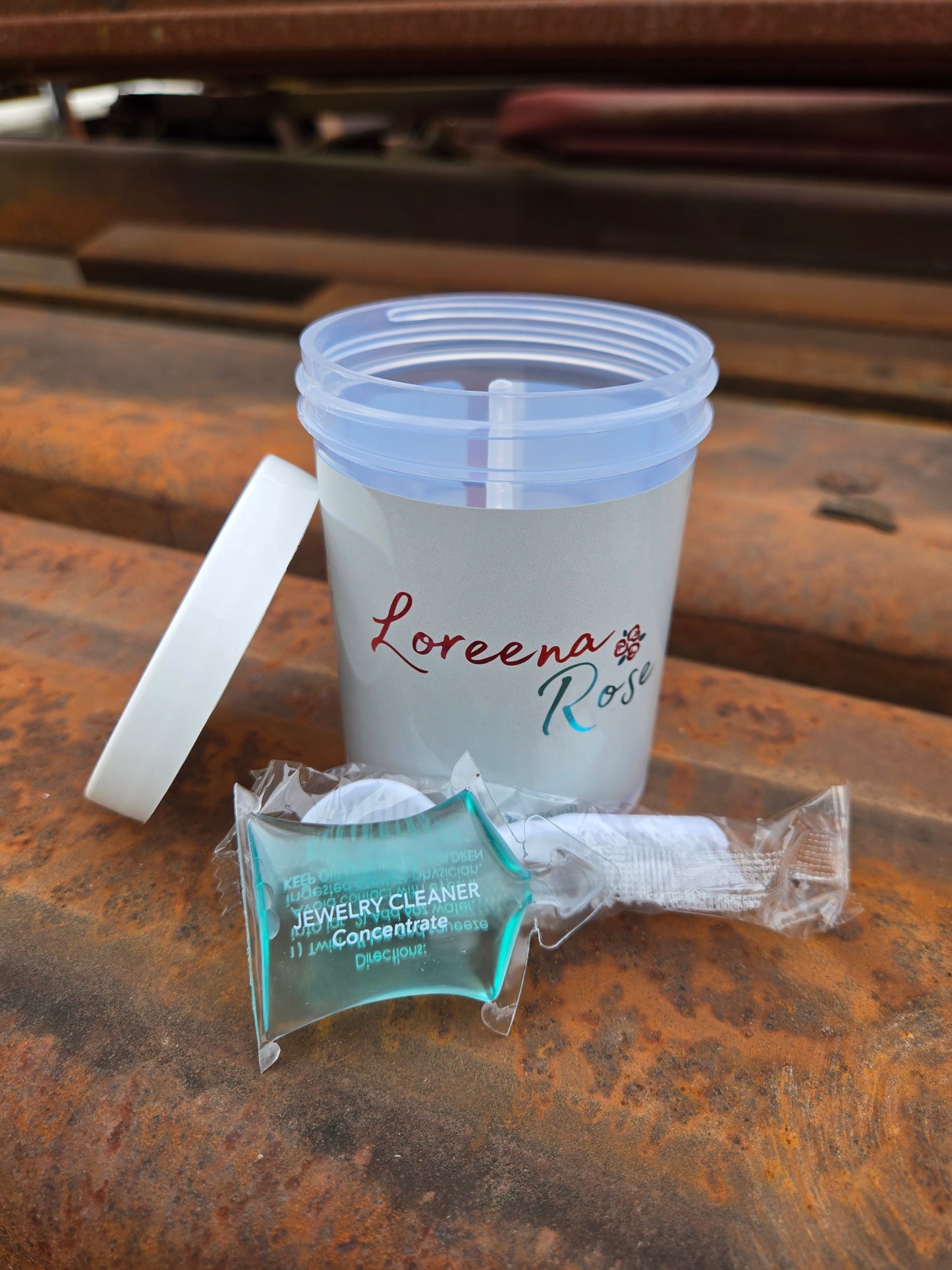 Loreena Rose Jewelry Cleaner: Gentle Jewelry Bath for most Metals and Gems (Safe for Turquoise and Opals!)
