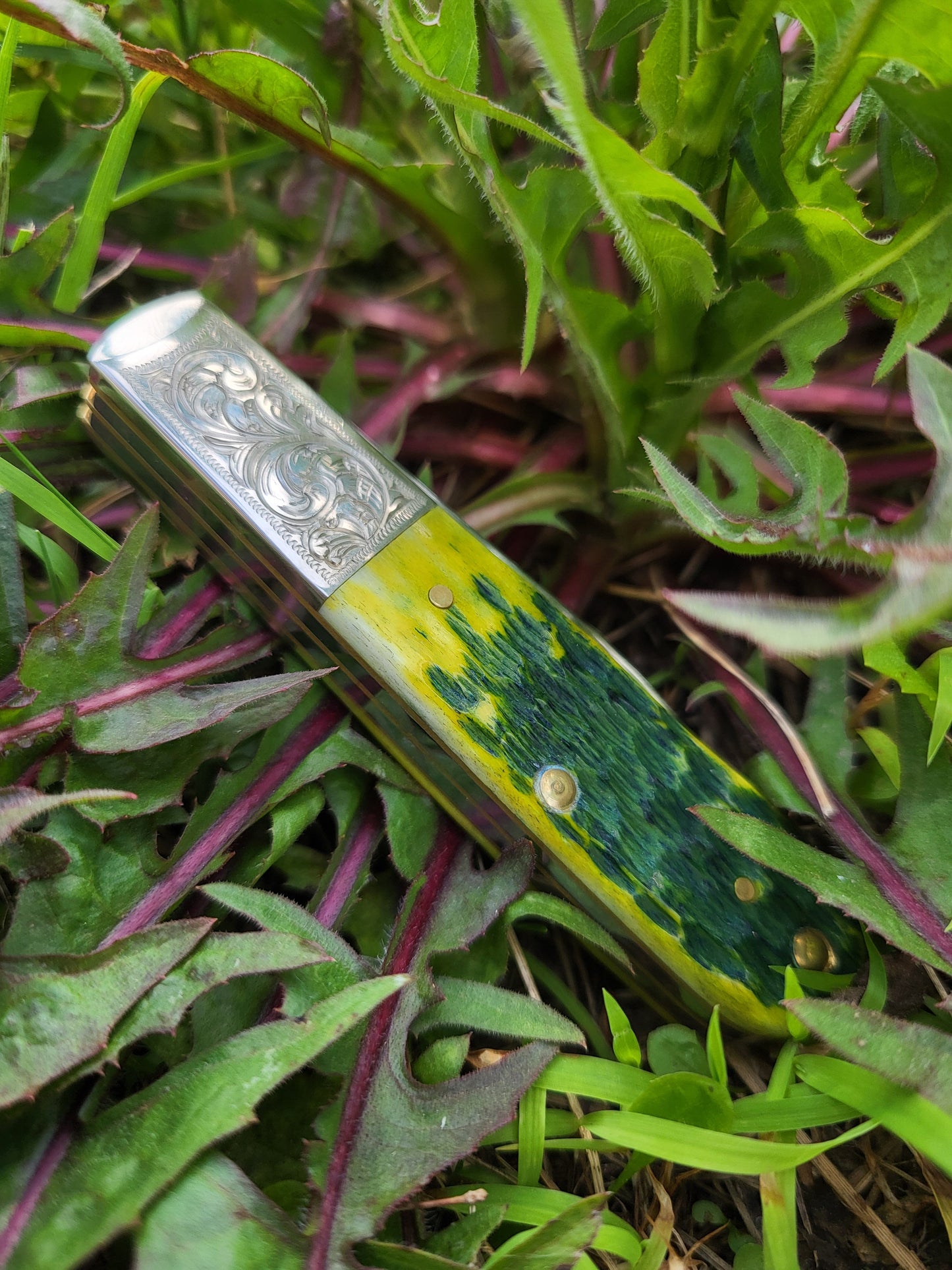 Mystery Hand-Engraved Case Knife, Knife with Hand-Engraved Bolsters, Custom Case Knife, Cowboy Gifts, Western Christmas Gifts