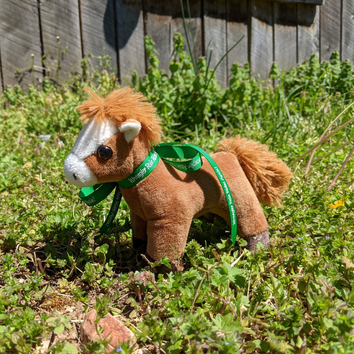 Duke Plush Toy Horse Character from the book series The Adventures of Cowboy Cinch & Wrangler Rein