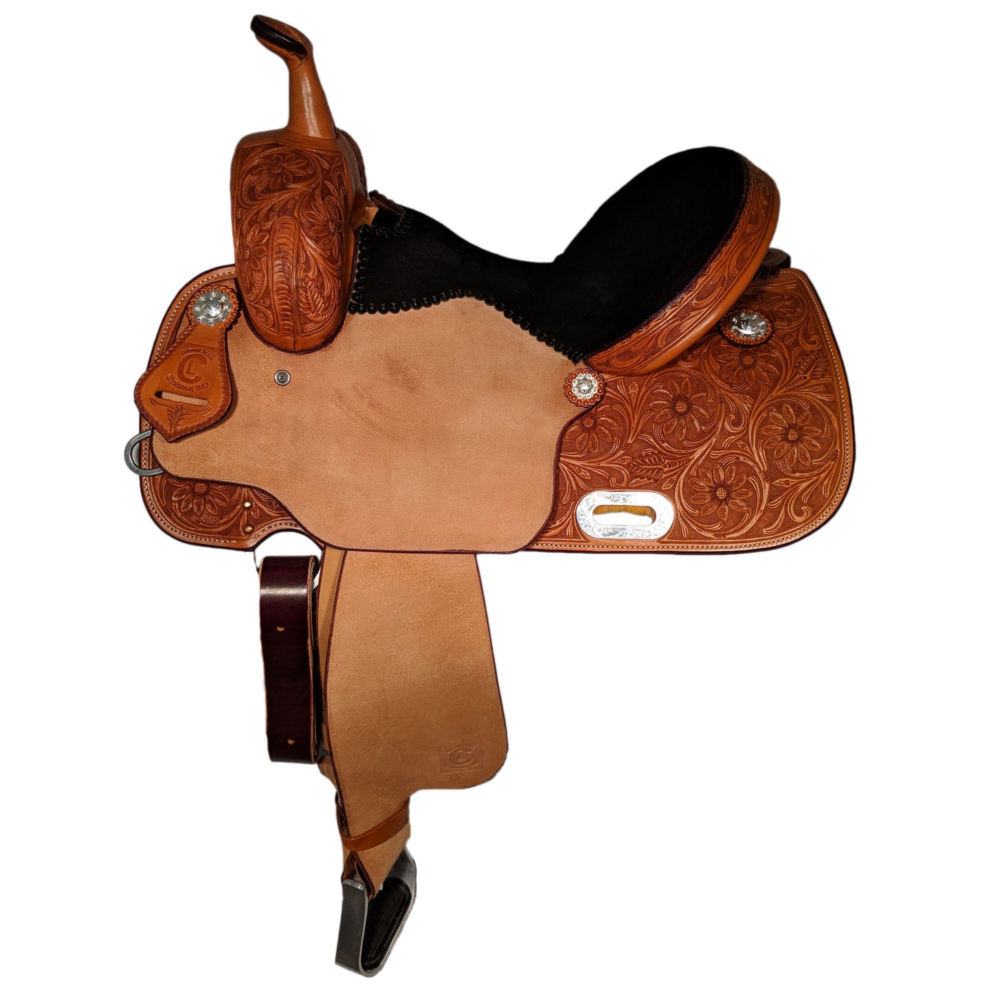 Side picture of C&L CB Barrel Saddle CLS00016