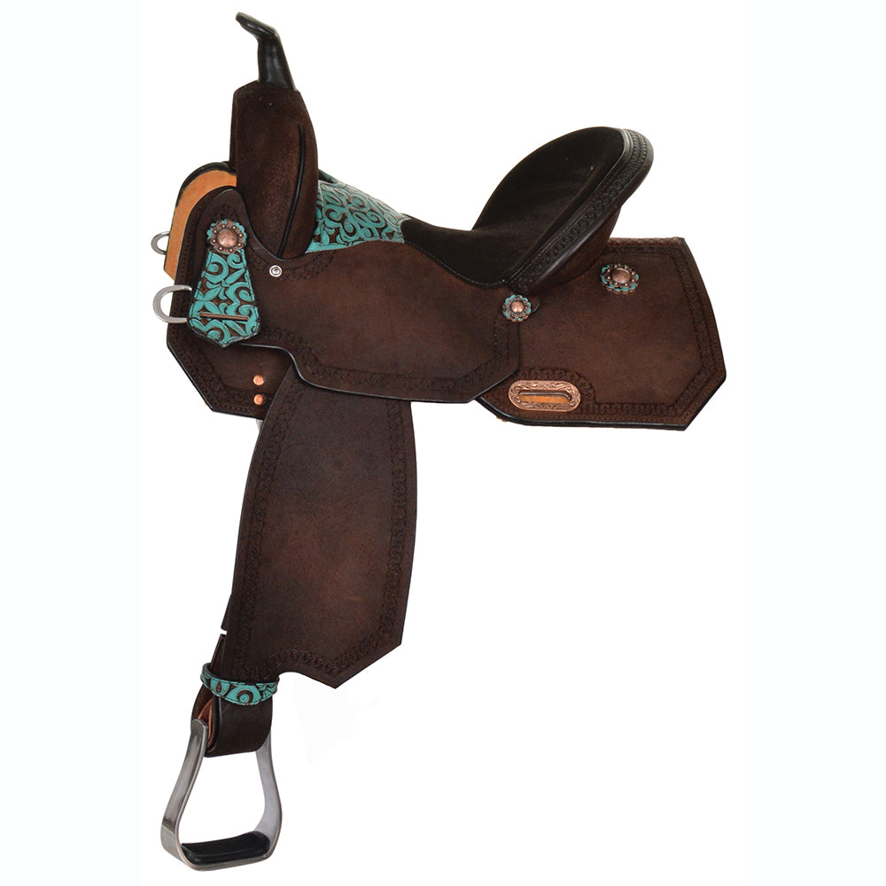 Side Picture of High Horse Madison Barrel Saddle 6229