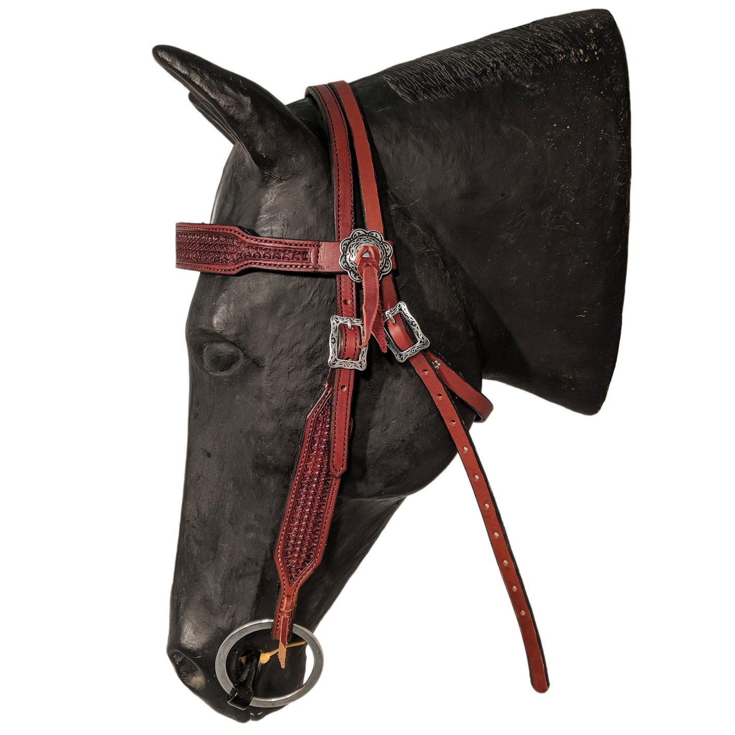 Picture of C&L DW Fast Time Headstall with Square Jeremiah Watt Buckles HS000037