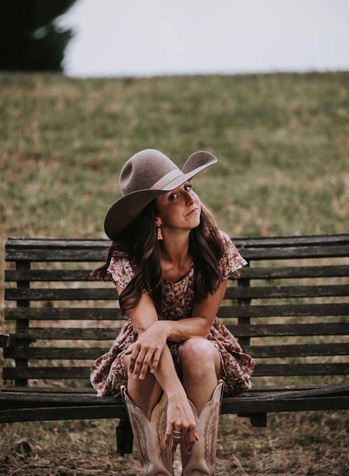 Copper Engraved Geometric Sterling Silver with Rope Edge