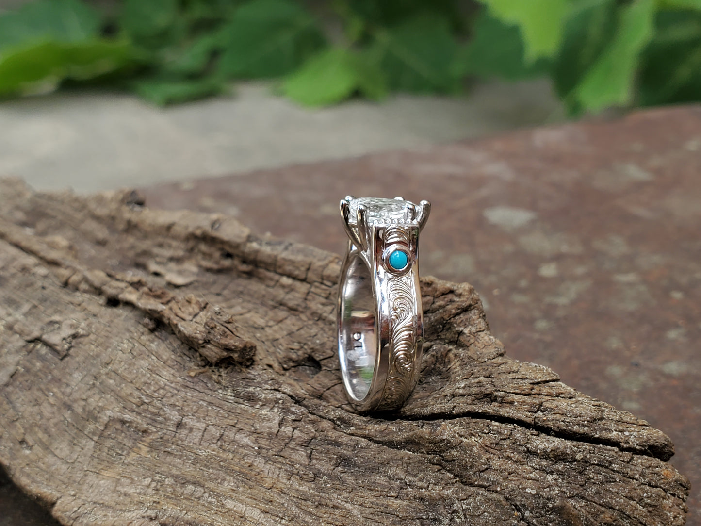 The Tabitha: 10K, 14K, or 18K White Gold Marquise Engagement Ring, Wes –  Cowboy Specialist
