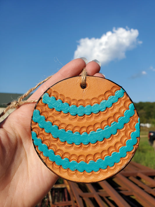 Leather Christmas Ornament