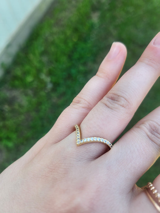 The Veronica: Diamond and Gold Contour Band, Wedding Band for Her, Dainty Western Wedding Ring for Cowgirls, Contour Stacking Band for Marquise Engagement Ring