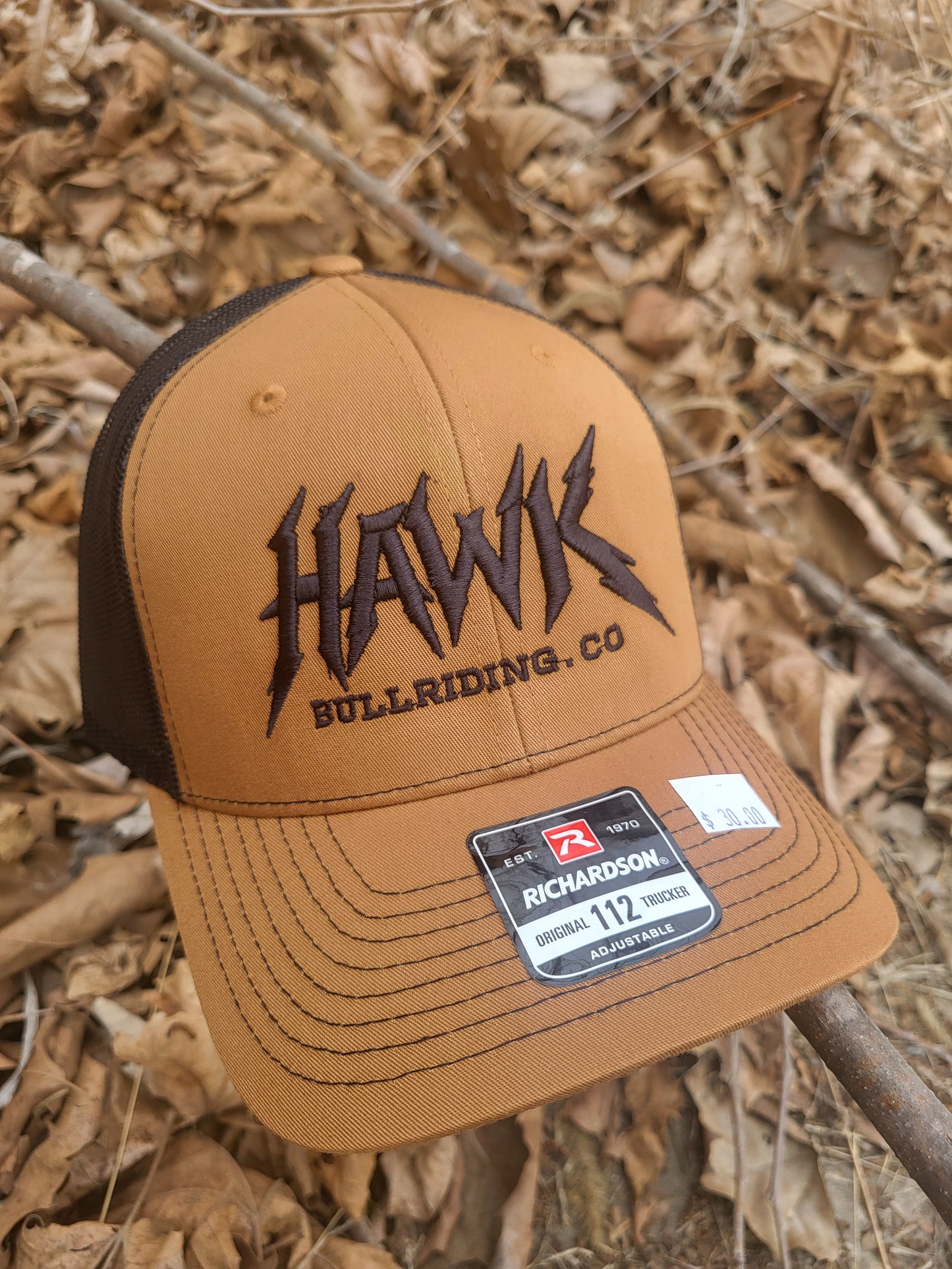 Hawk Baseball Caps- Add a new hat to your collection, and support your favorite bull rider!
