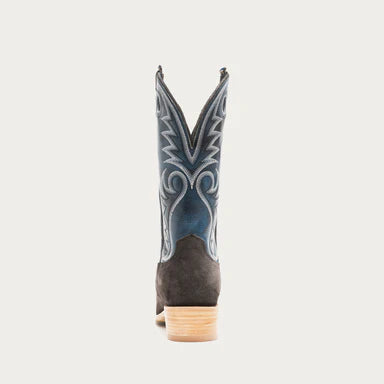 MCCUNE Men's Cowboy Boot, Grey Roughout by Hyer, the ultimate long-lasting cowboy boot