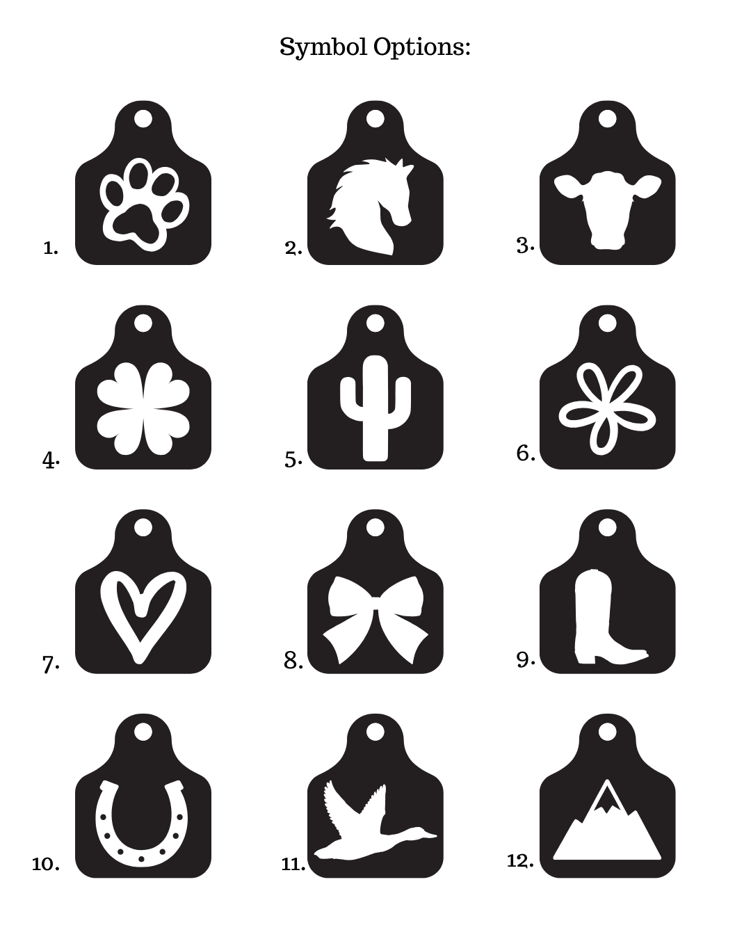 Cowgirl Charm #3: The Cow Tag. Copper, Sterling Silver, or Yellow Gold, Western Charm for Her, Cattle themed Jewelry, Western Bridesmaid Gift, Cowgirl Charm Necklace