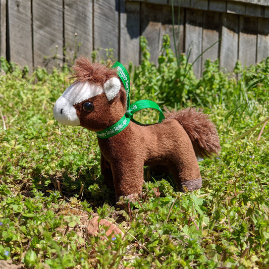 Rosie Plush Toy Horse Character from the book series The Adventures of Cowboy Cinch & Wrangler Rein