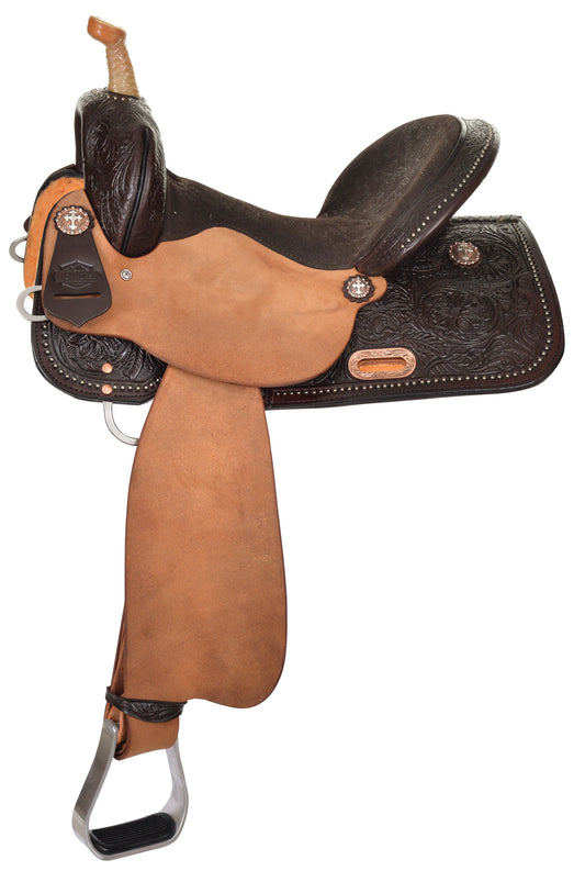 Side Picture of High Horse Eden Barrel Saddle 6225