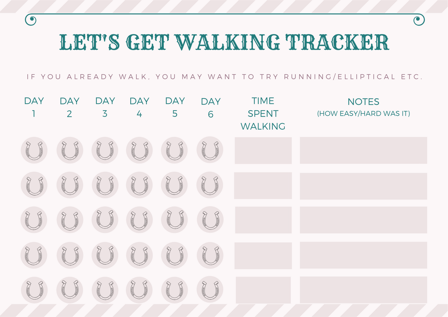 Let's Get Walking Tracker