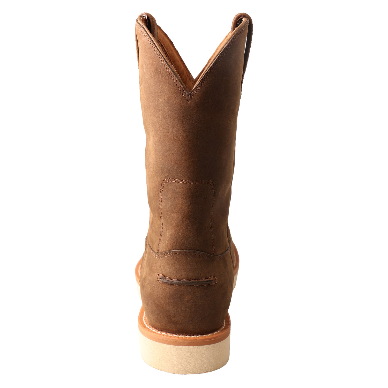 Picture of inside of Men's Twisted X Pull On Soft Toe 10" Work Pull On Wedge Sole Boot MCB0001