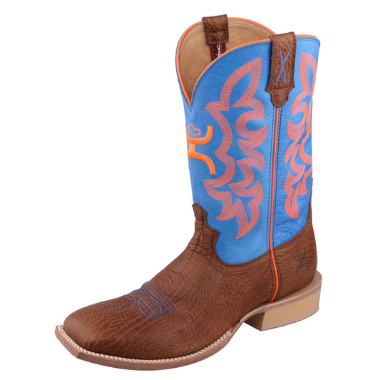 Picture of front outside of Men's Twisted X 12" Hooey Boot MHY0004