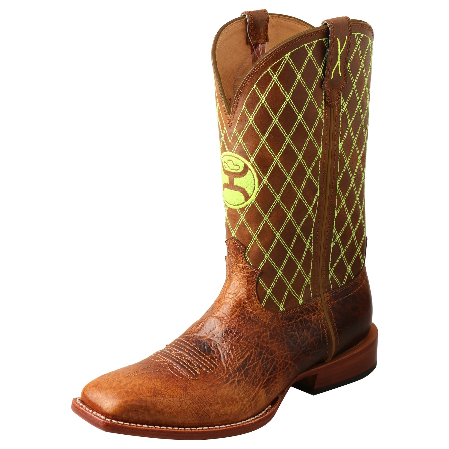 Picture of front outside of Men's Twisted X 12" Hooey Boot MHY0031
