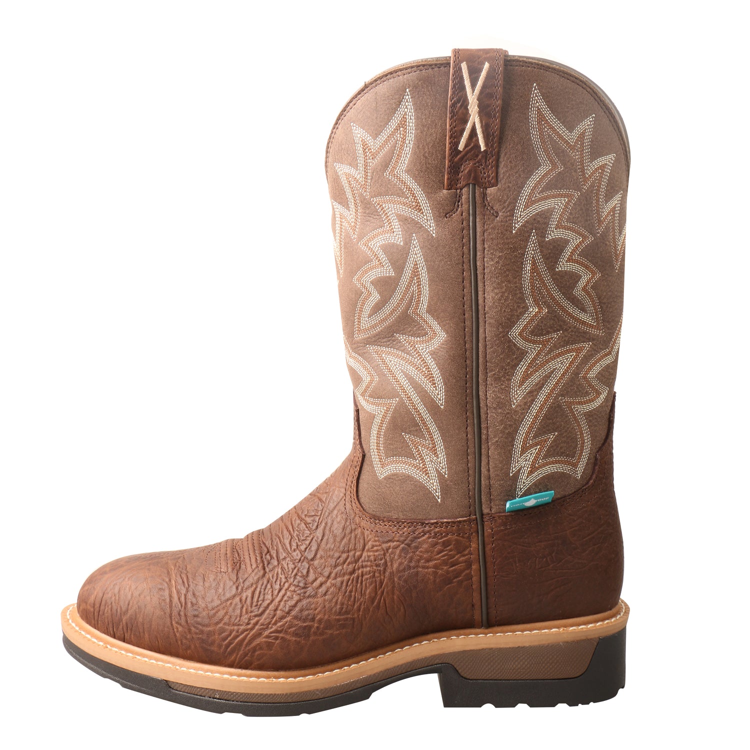 Picture of front of Men's Twisted X Comp Toe Lite Western Work Boot - WP MLCCW03