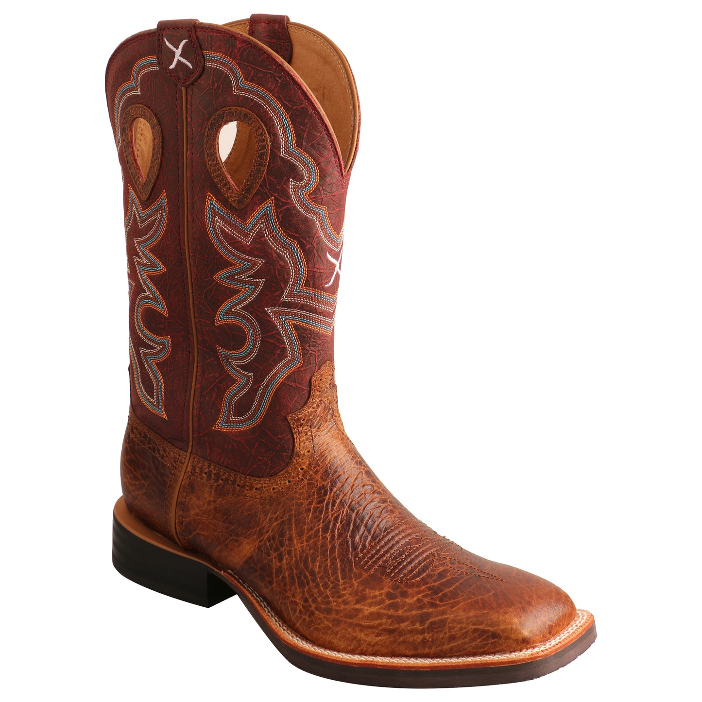 Picture of front inside of Men's Twisted X 12" Ruff Stock Boot MRS0065