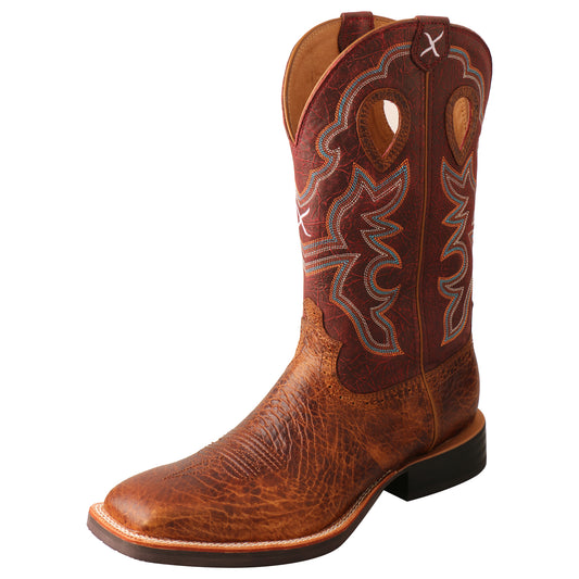 Picture of front outside of Men's Twisted X 12" Ruff Stock Boot MRS0065