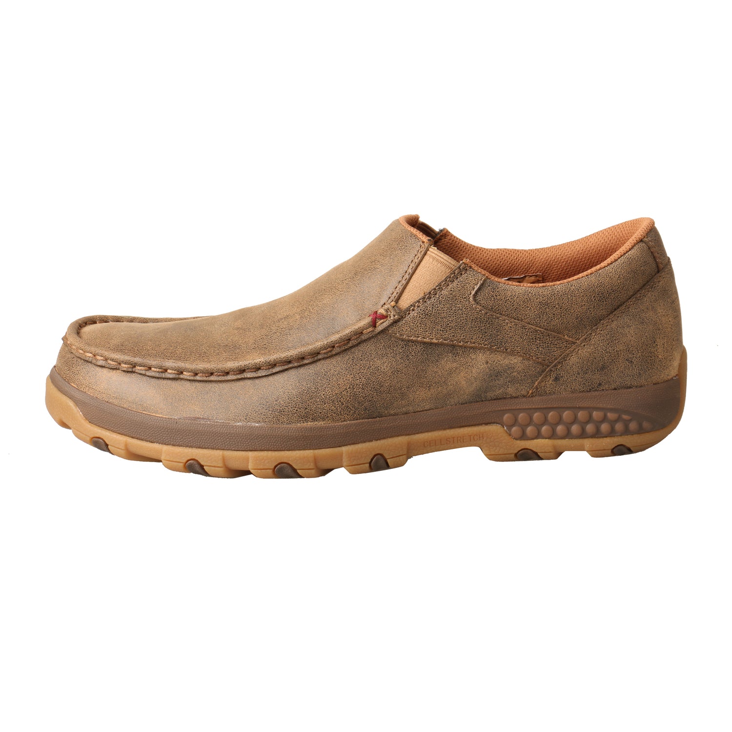 Picture of front of Men's Twisted X CellStretch Slip-On Driving Moc MXC0003