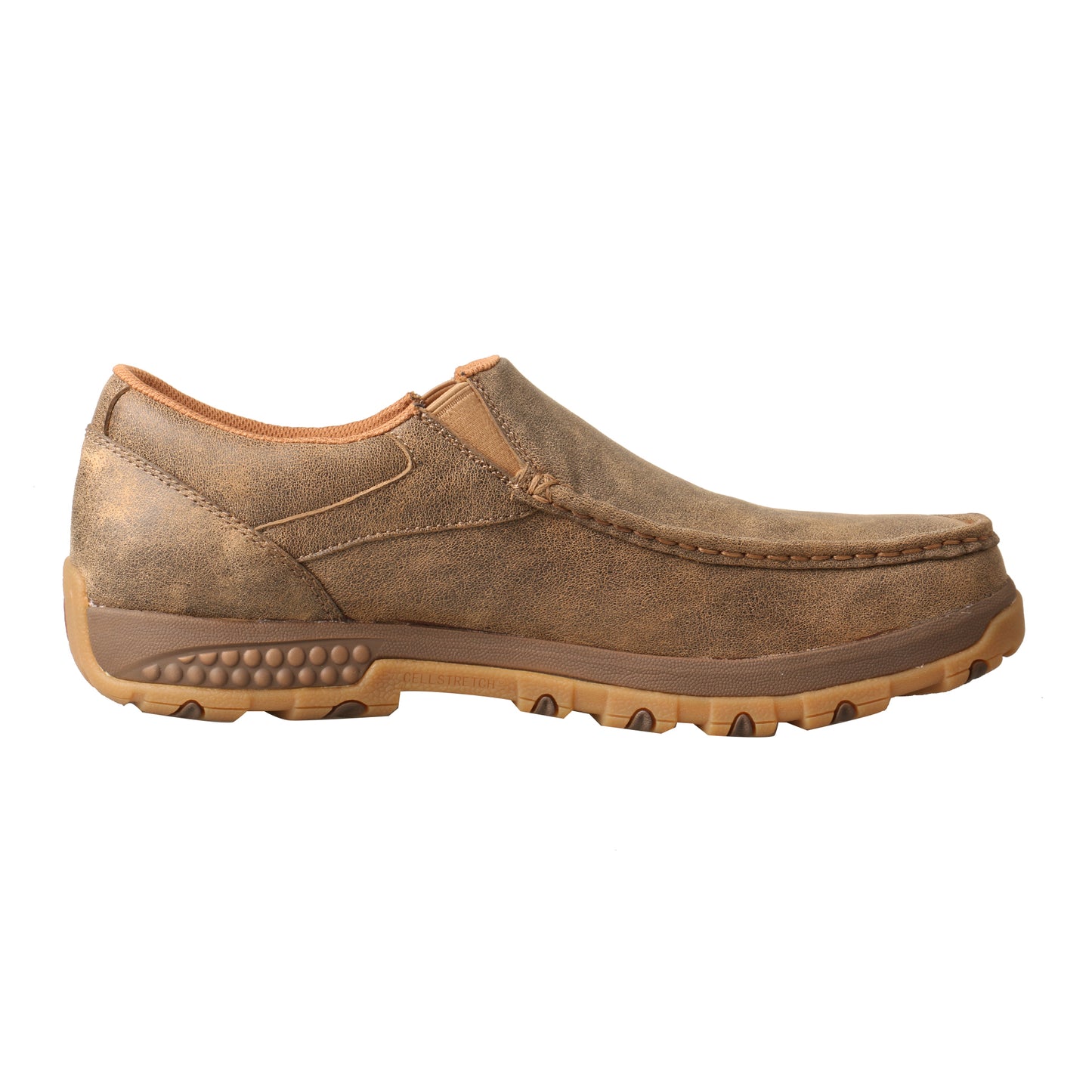 Picture of heel of Men's Twisted X CellStretch Slip-On Driving Moc MXC0003