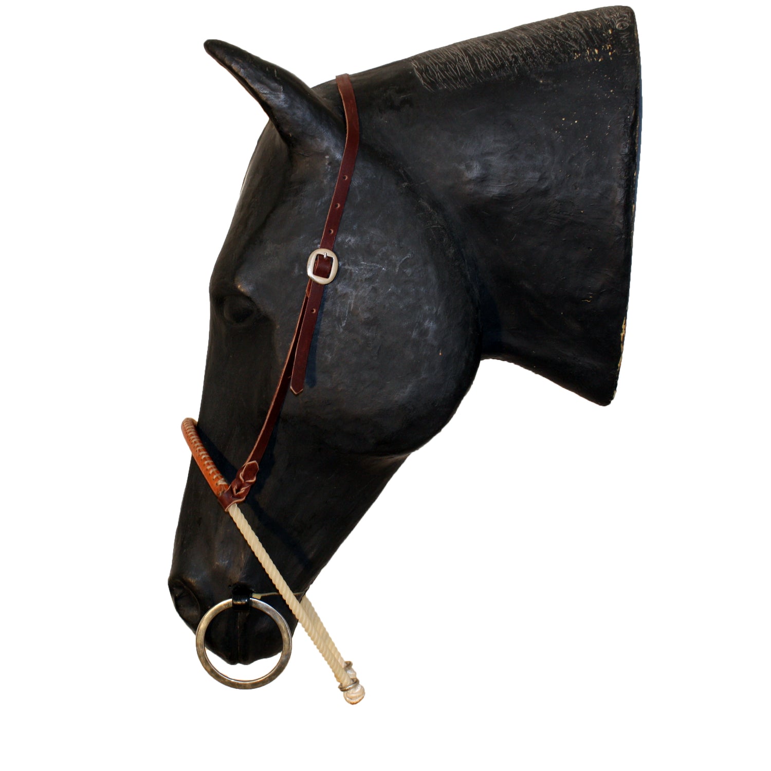 Picture of C&L Leather Laced Rope Noseband With Latigo Hanger NB000003