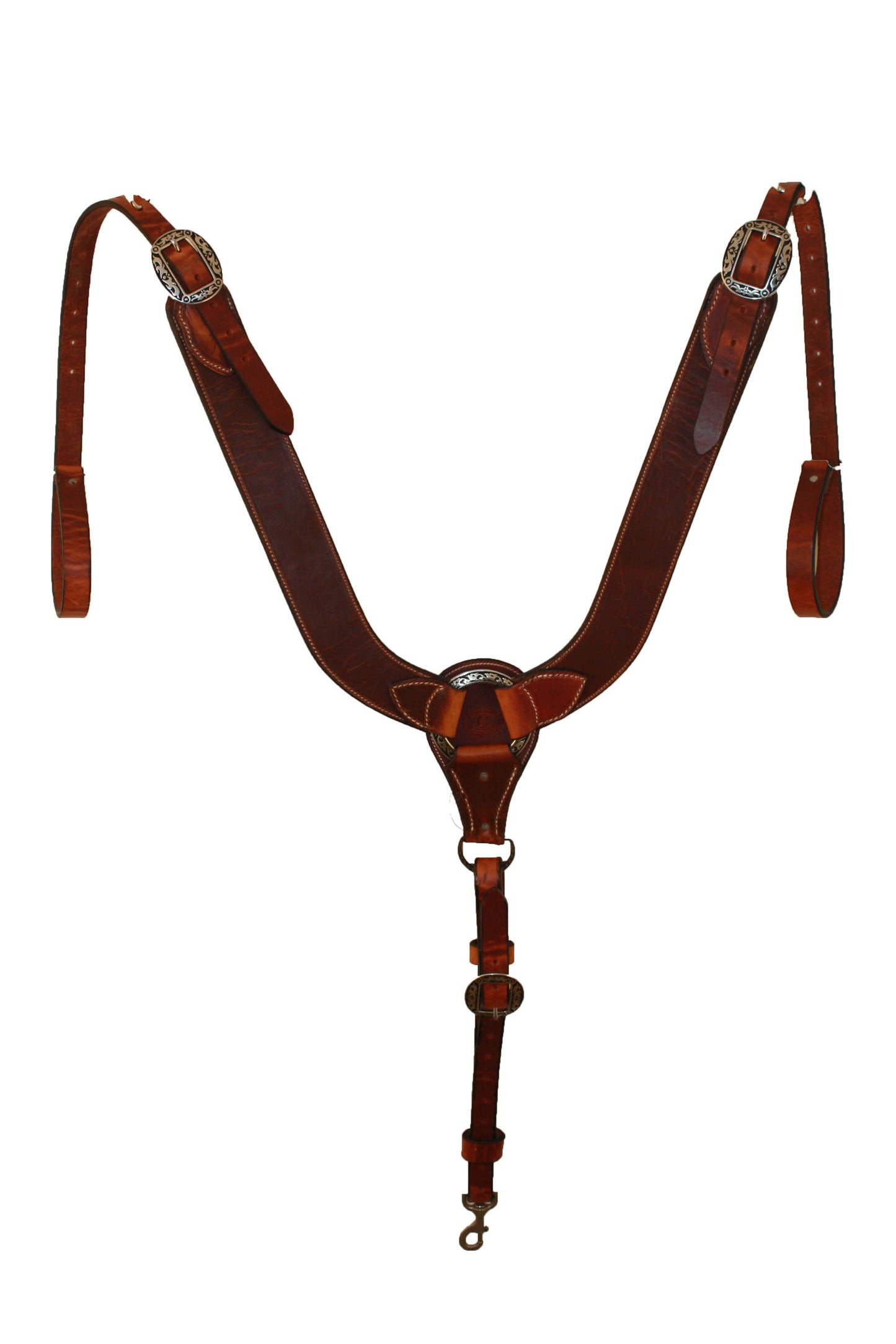 Picture of C&L Pulling Collar w/oval Jeremiah Watt Buckles PC000002