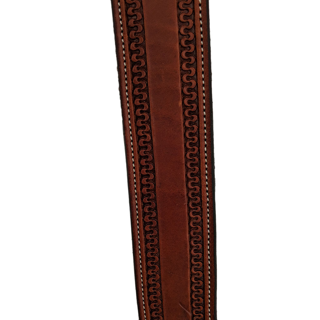 Picture of C&L Running W Tooled Pulling Collar with Stainless Buckles PC000007