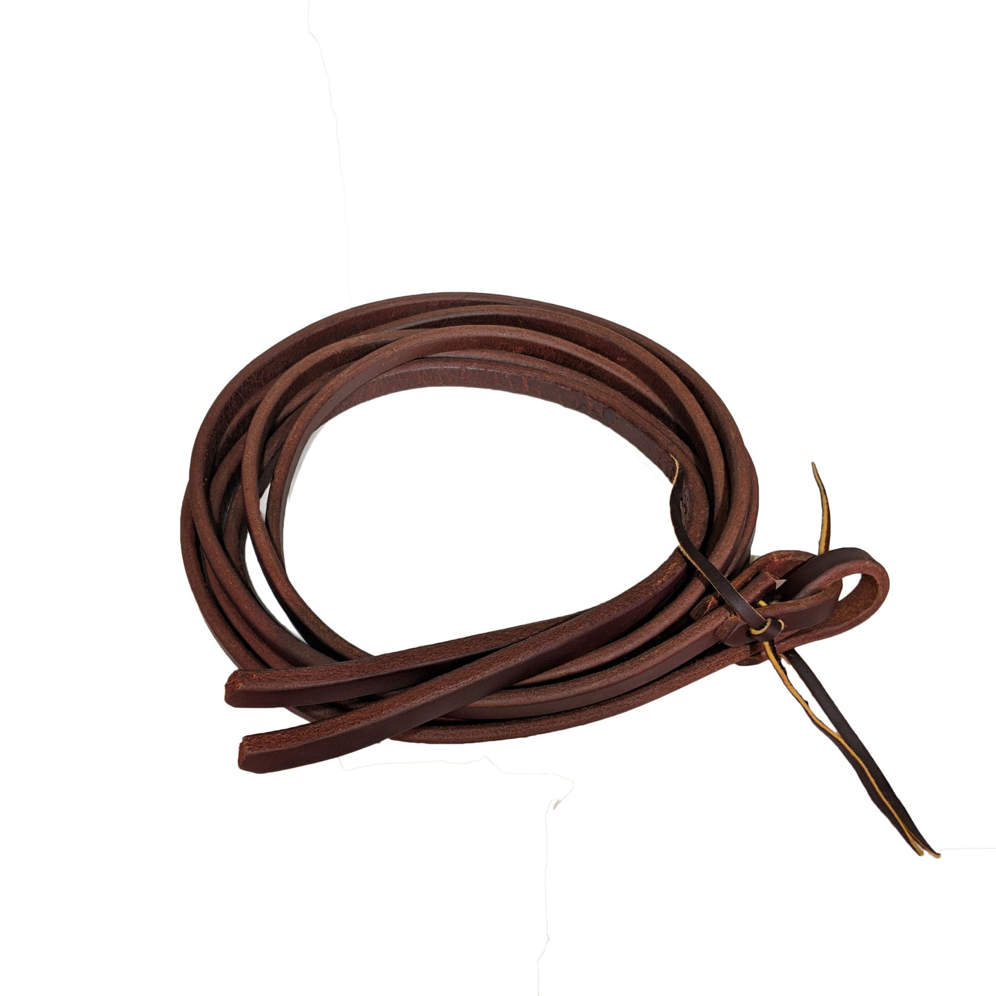 Picture of C&L Heavy Waxed Weighted Hand Oiled Split Reins RNS00001