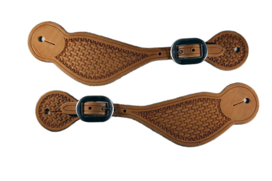 Picture of C&L Classic Tooled Spur Straps SS000004