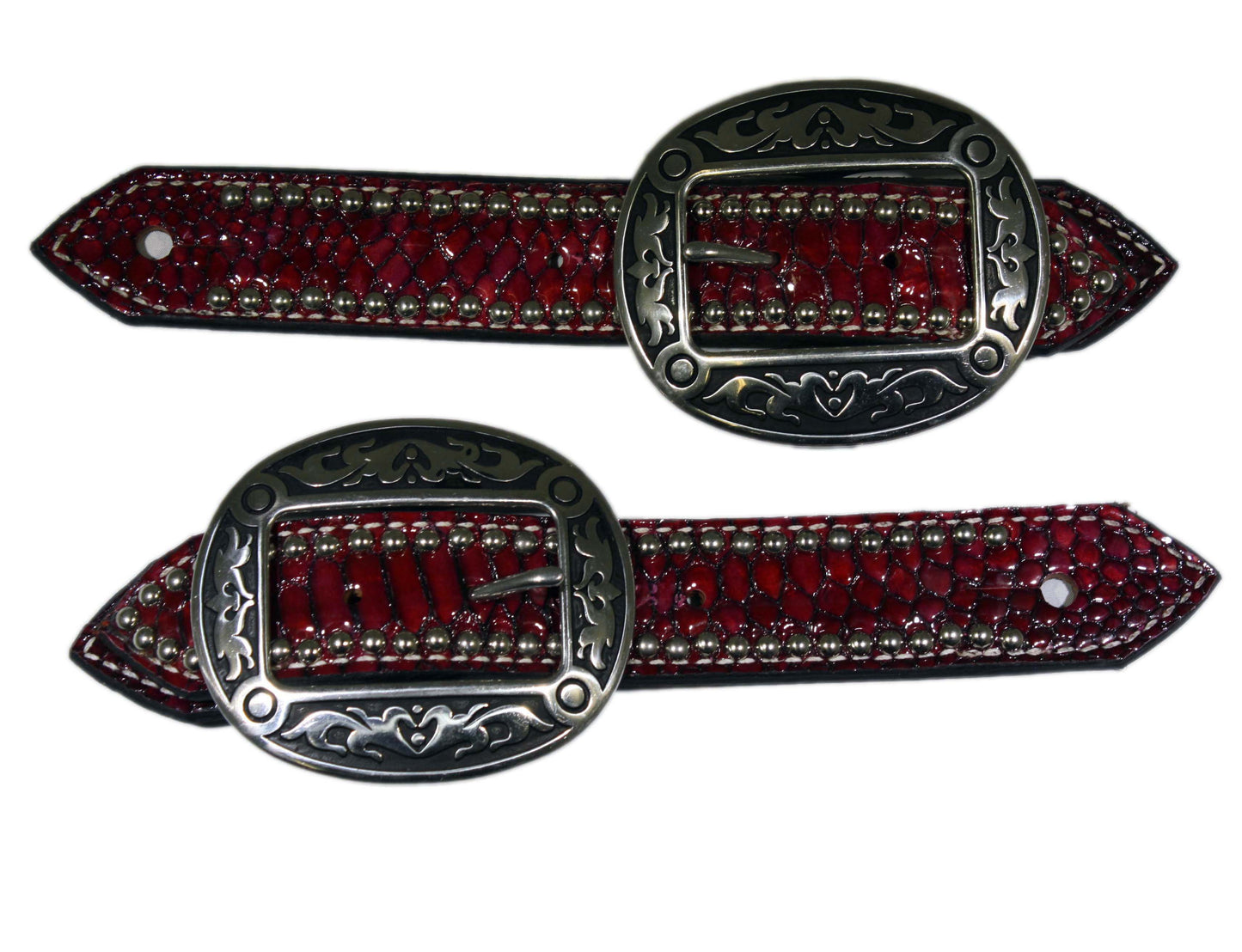 Picture of C&L Belt Style Hair On Zebra Spur Straps SS000008