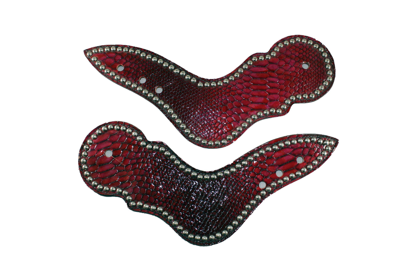 Picture of C&L Red Gator Dove Wing Spur Straps SS000013