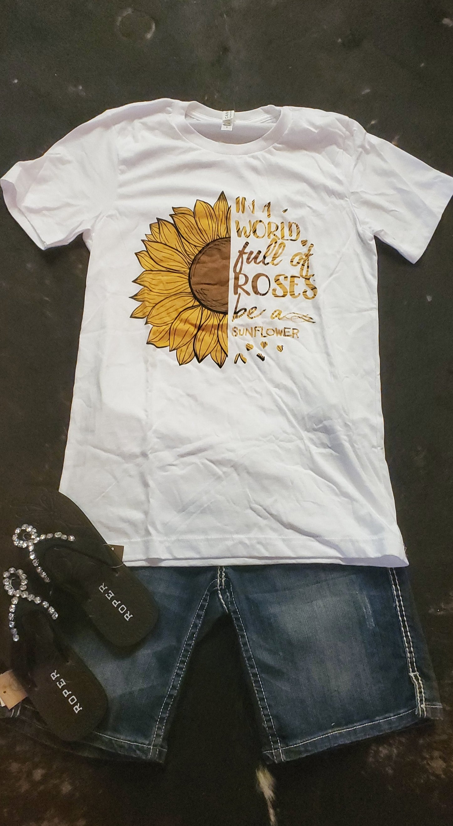 In A World Of Roses Graphic T-Shirt