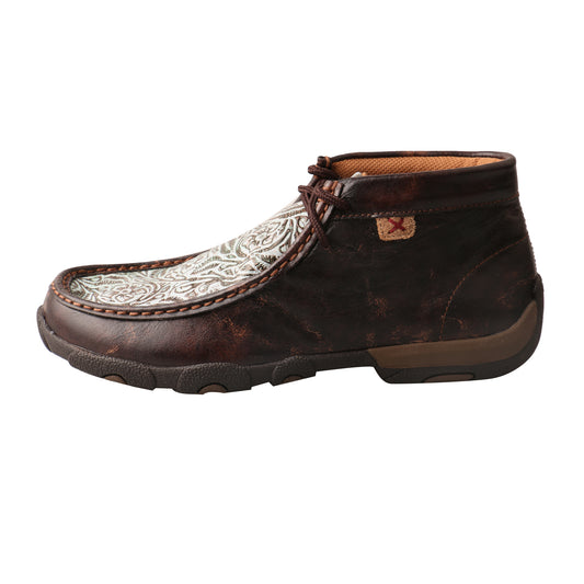 Picture of front of Women's Twisted X Chukka Driving Moc WDM0078