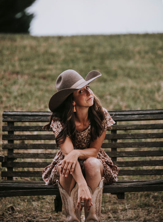 Copper Engraved Geometric Sterling Silver with Rope Edge